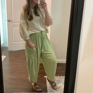Women's boho Green Pants